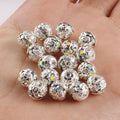 Rhinestone Beads Multicolor AB Crystal-Style Balls for DIY Jewelry Making