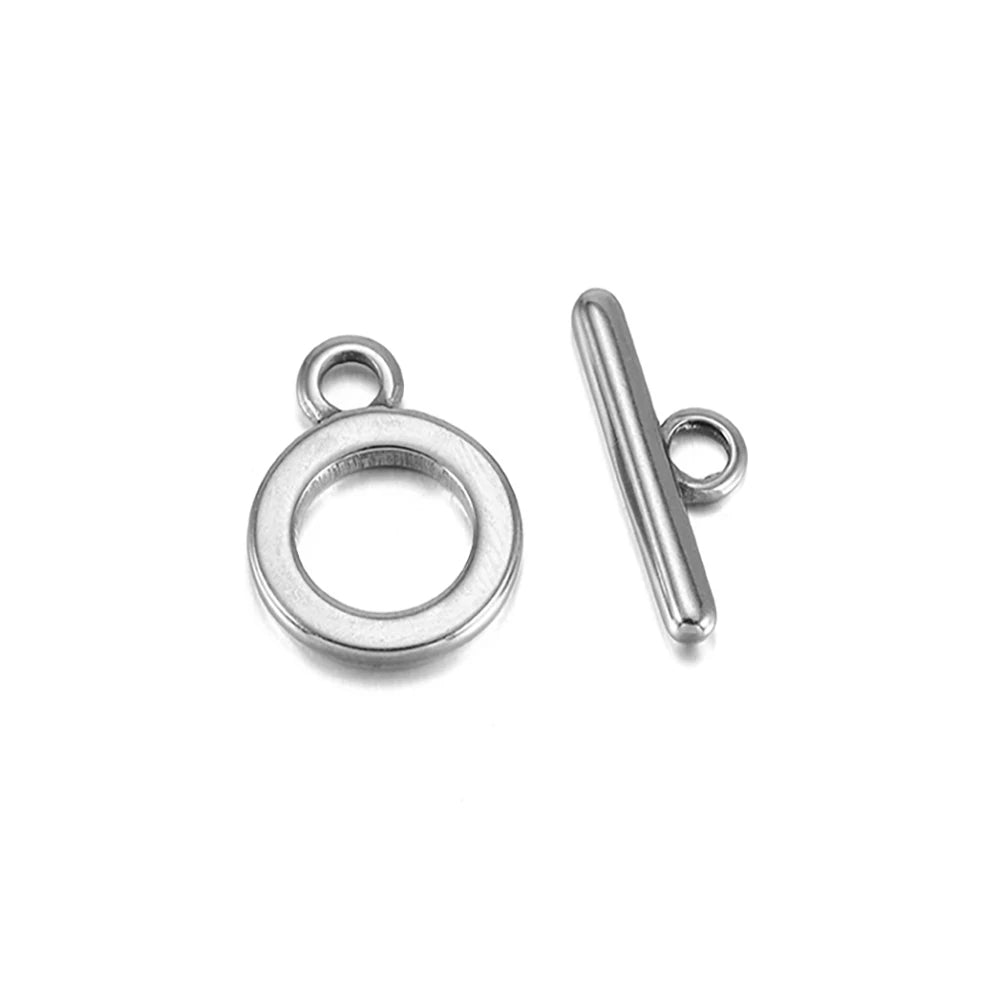 Toggle Clasps Stainless Steel OT Bracelet Connectors DIY Jewelry Making