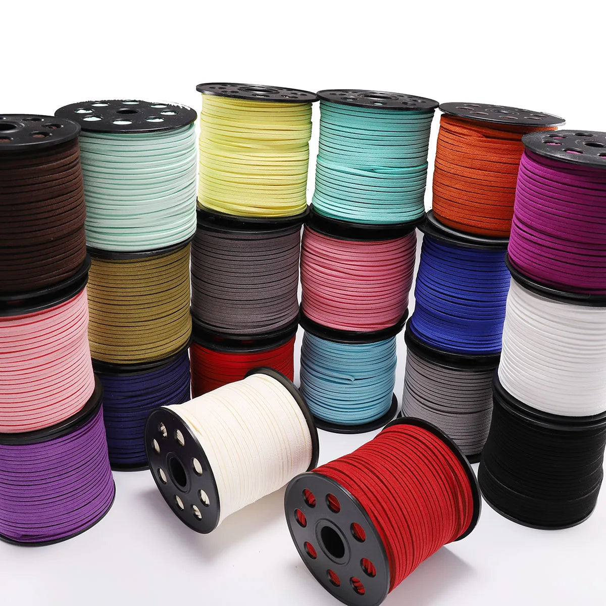 Beads Flat Faux Suede Braided Korean Velvet Leather Bracelet Bracelet Supplies