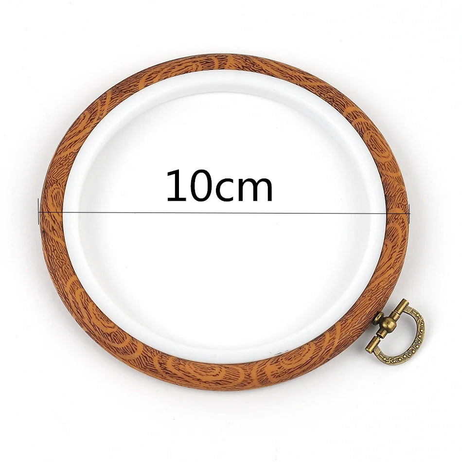Embroidery Hoop, Wood-Effect Ring for Cross-Stitch & Needlecraft Projects