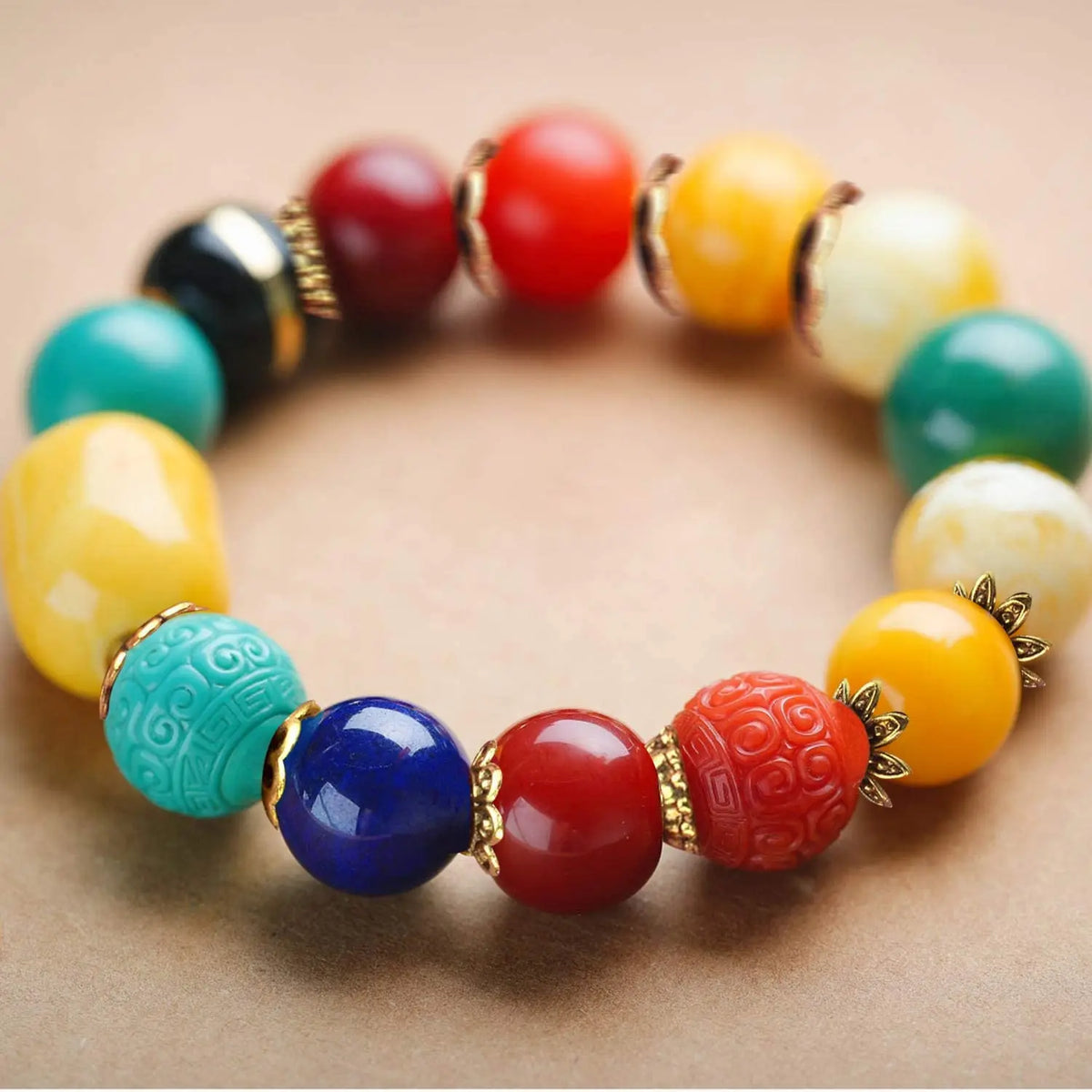 Bead Caps Flower Antique Gold Tibetan Silver Colors DIY Jewelry Making