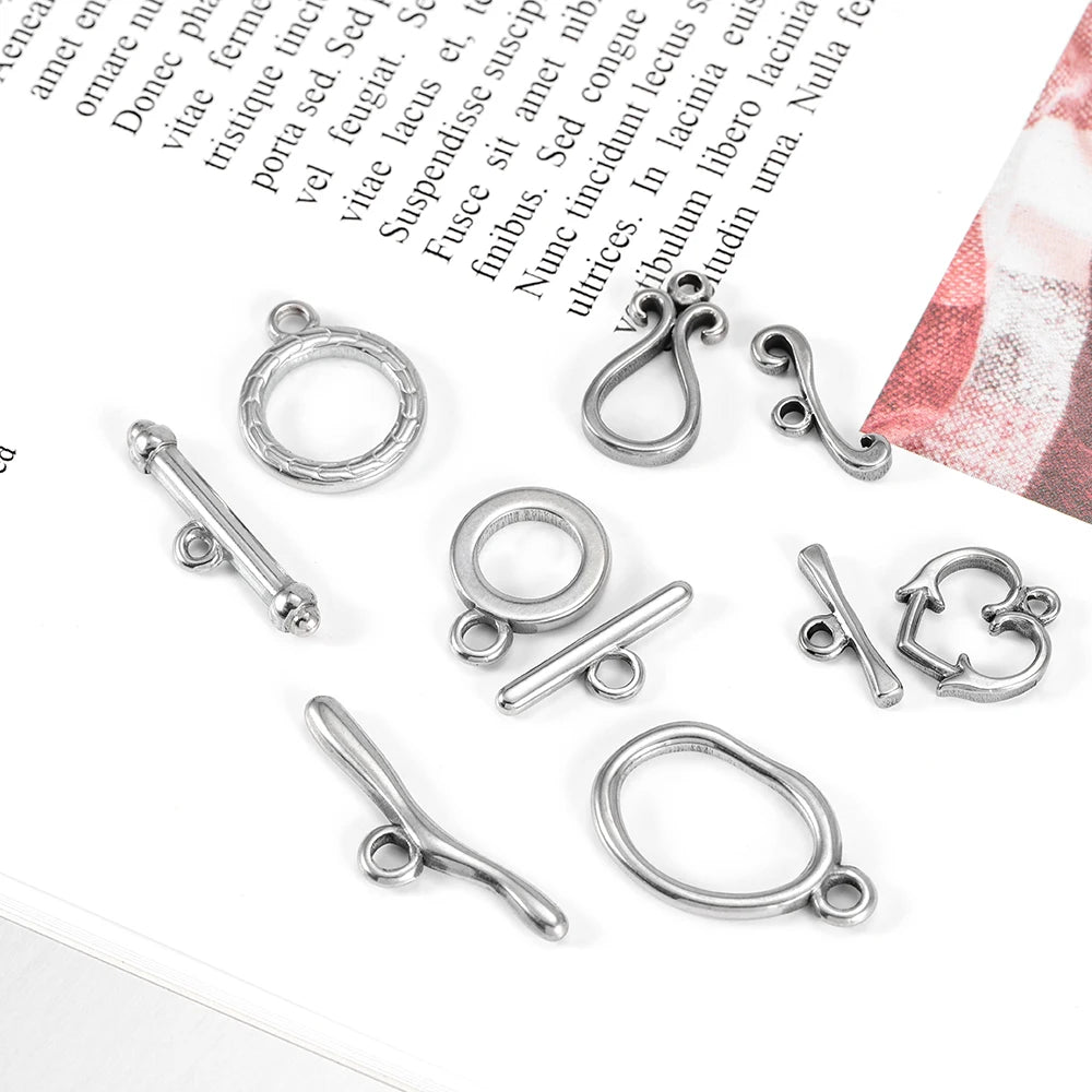 Toggle Clasps Stainless Steel OT Bracelet Connectors DIY Jewelry Making
