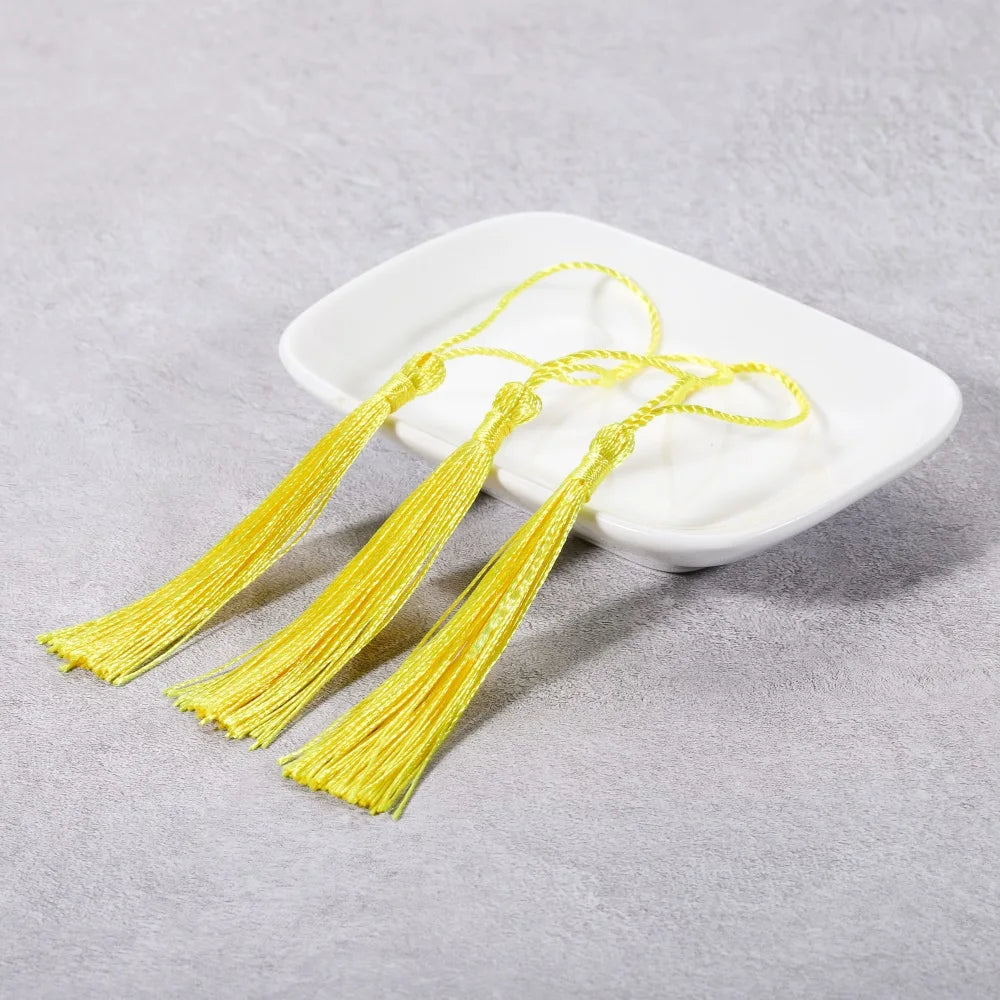 Tassel Trim Fringe Sewing Curtains Hanging Rope Silk Tassels DIY Jewelry Making