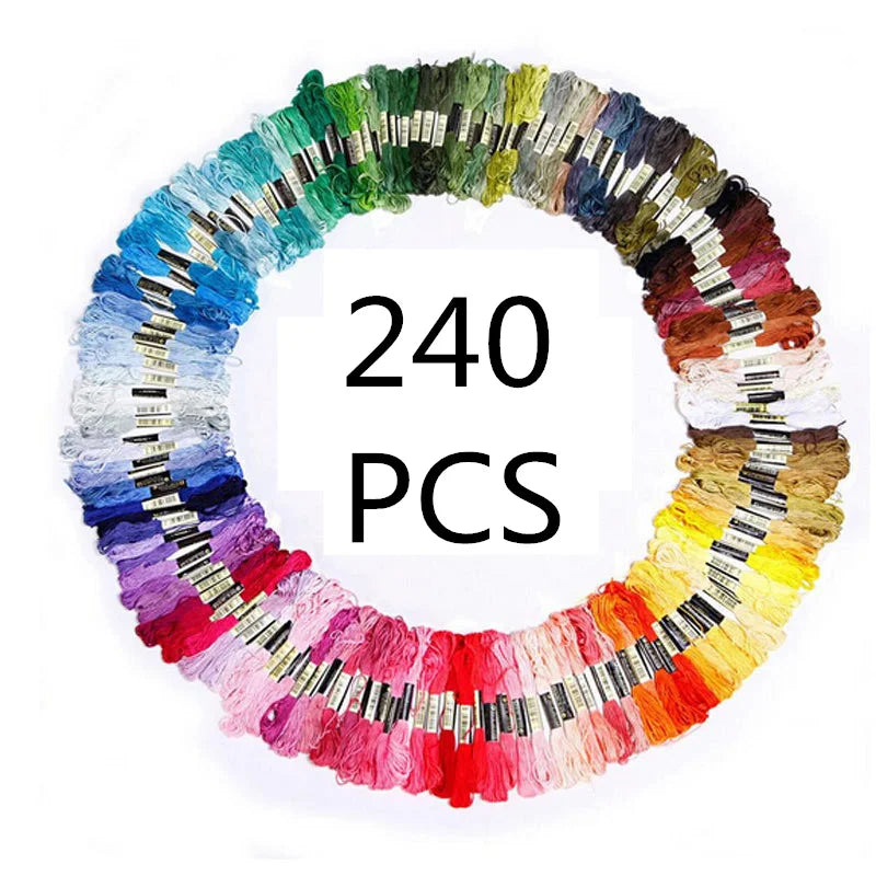 Embroidery Floss, Same-Color Packs for Cross-Stitch & Needlework Projects