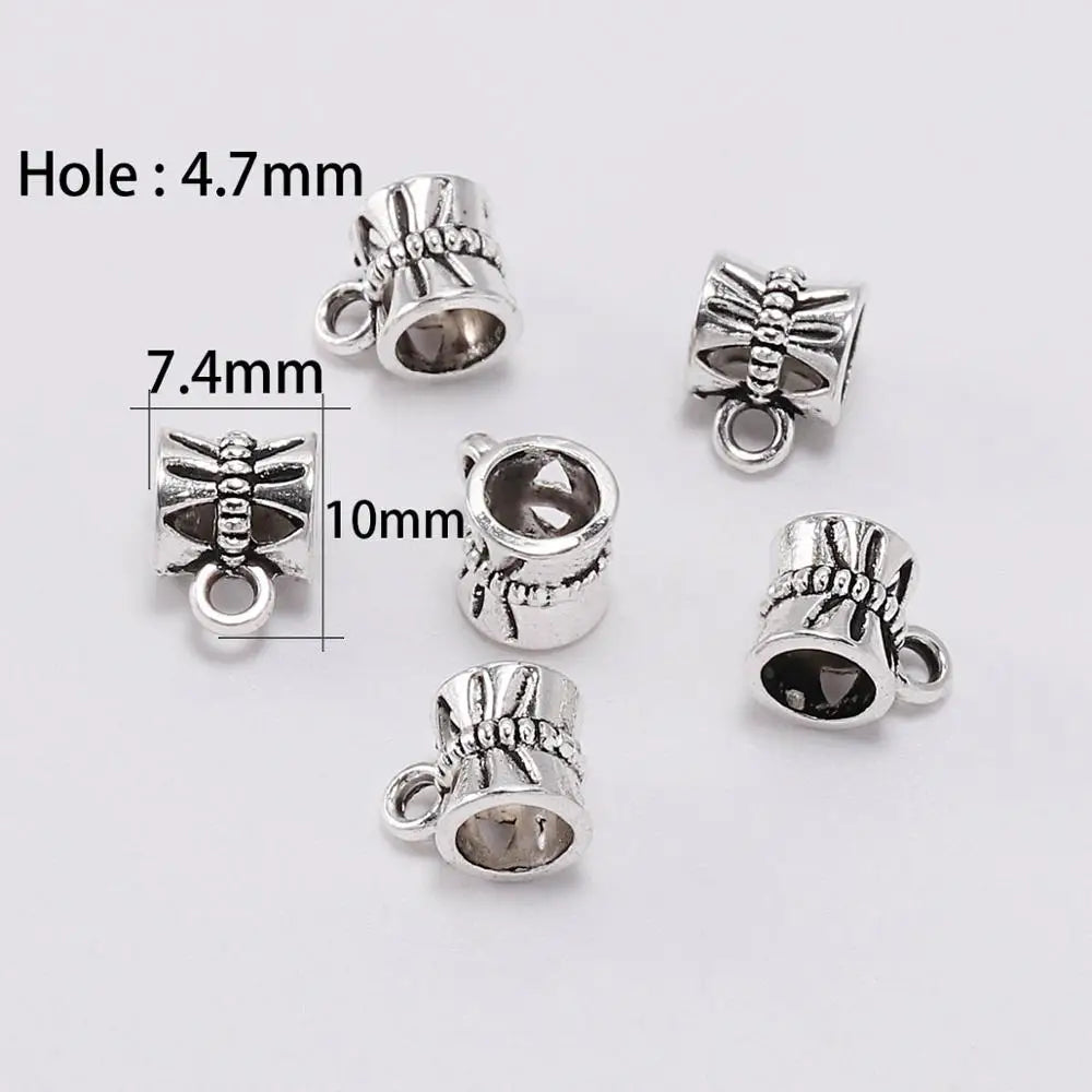 Pendant Bails Hook Clip Necklace Connectors DIY Jewelry Making Craft Supplies