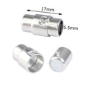 Magnetic Clasps Stainless Steel Leather Cord Ends DIY Jewelry Making