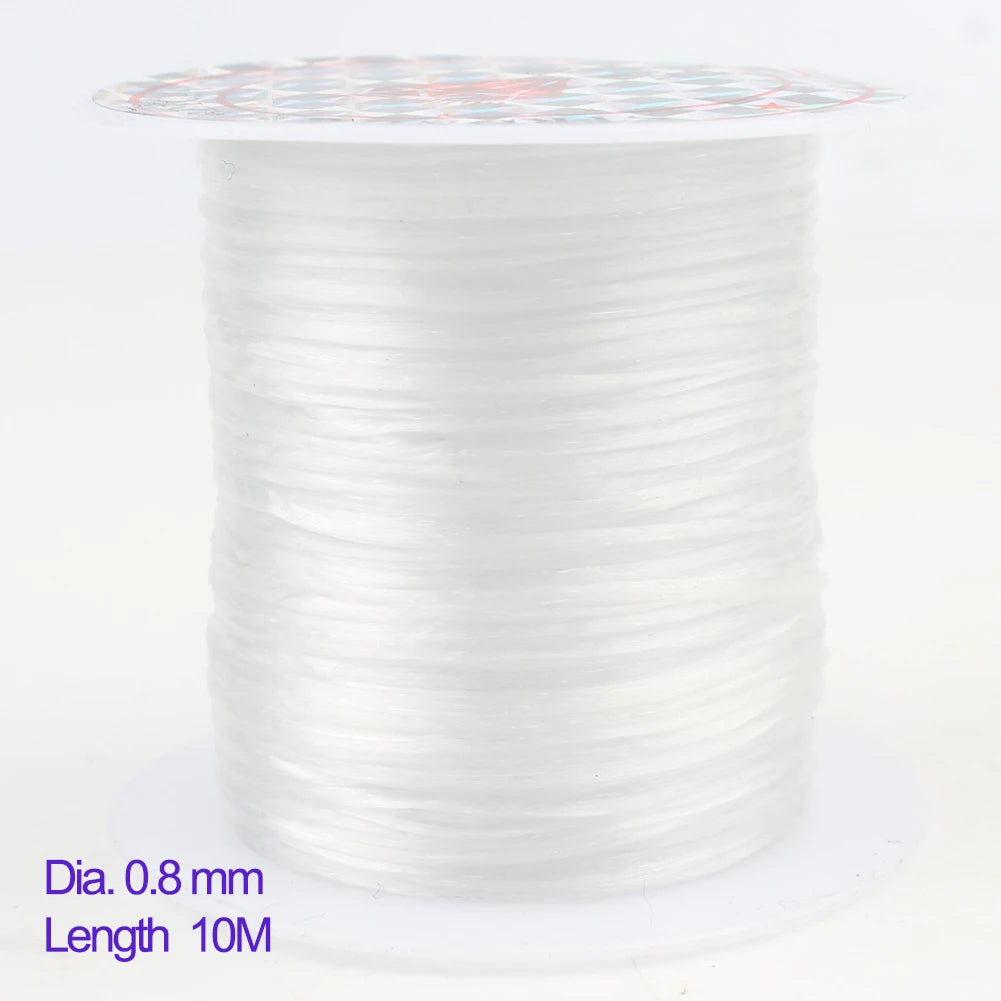 Elastic Beading Cord Clear Crystal Stringing Line DIY Jewelry Making