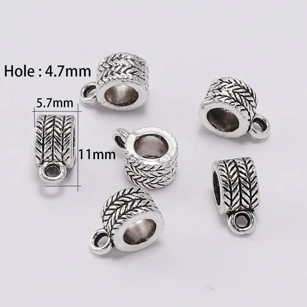 Pendant Bails Hook Clip Necklace Connectors DIY Jewelry Making Craft Supplies
