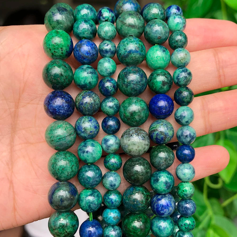 Stone Beads African Turquoise Tiger Eye Styles for DIY Jewelry Making