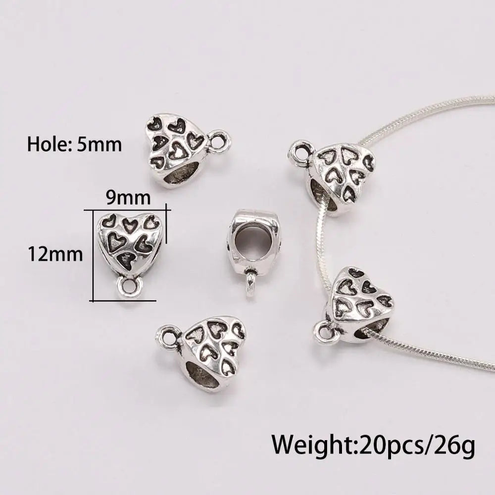 Pendant Bails Hook Clip Necklace Connectors DIY Jewelry Making Craft Supplies