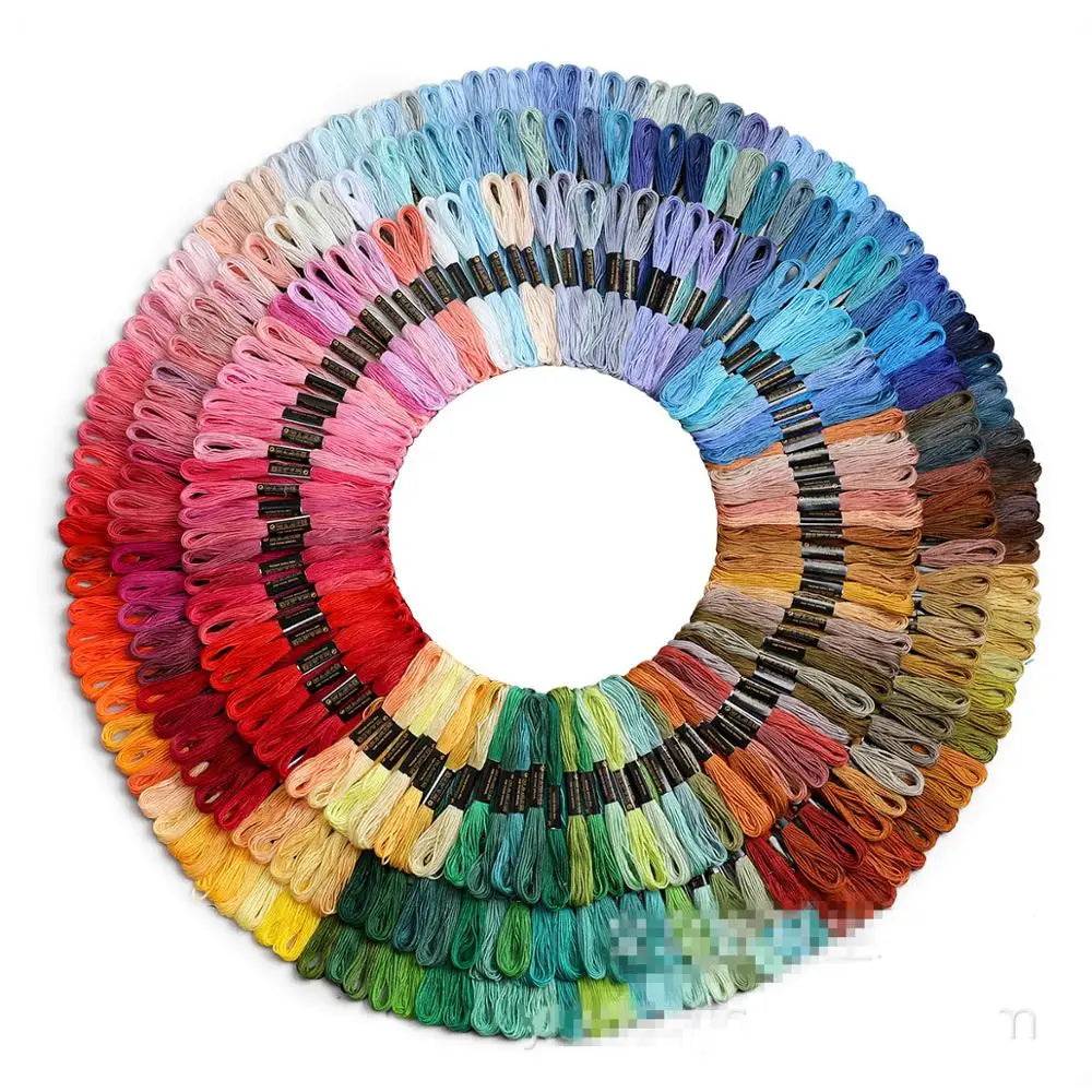 Embroidery Floss, Assorted Colors for Cross-Stitch & Needlework Projects