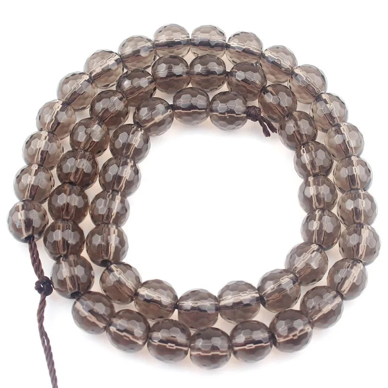 Stone Beads Faceted Pink Blue Chalcedony-Style Jades-Style Agates Round