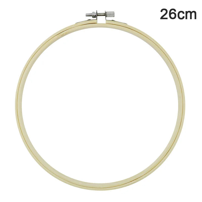 Embroidery Hoop, Wood-Effect Ring for Cross-Stitch & Needlecraft Projects