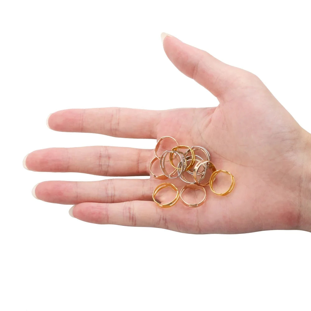 Ring Settings Adjustable Base Blank Rings DIY Jewelry Making Craft Supplies