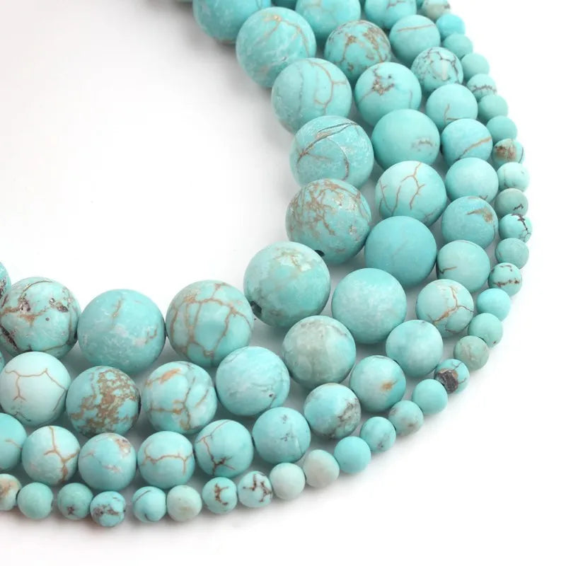 Stone Beads Matte Amazonite Agate Aventurine Styles for DIY Jewelry Making