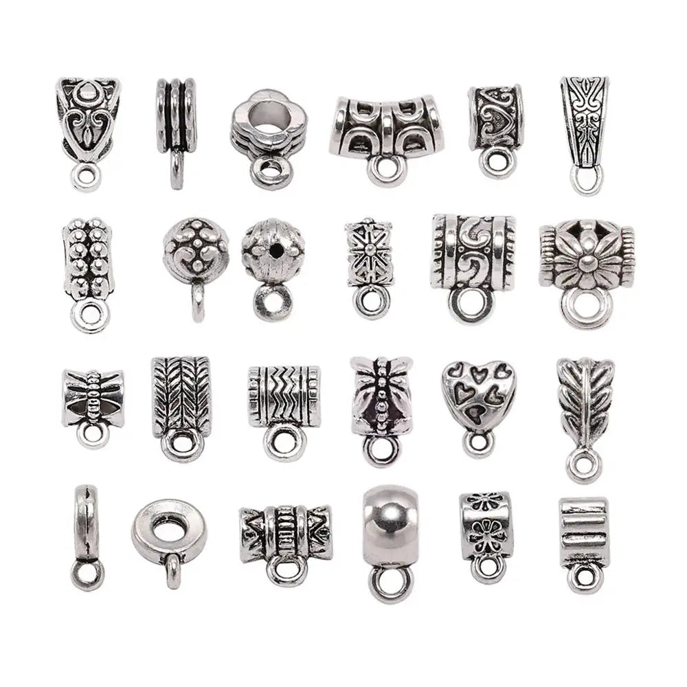 Pendant Bails Hook Clip Necklace Connectors DIY Jewelry Making Craft Supplies