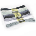 Embroidery Thread, Gradient & Solid Colors for Handmade Cross-Stitch Crafts
