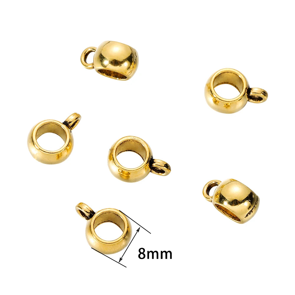 Pendant Bails Hook Clip Necklace Connectors DIY Jewelry Making Craft Supplies