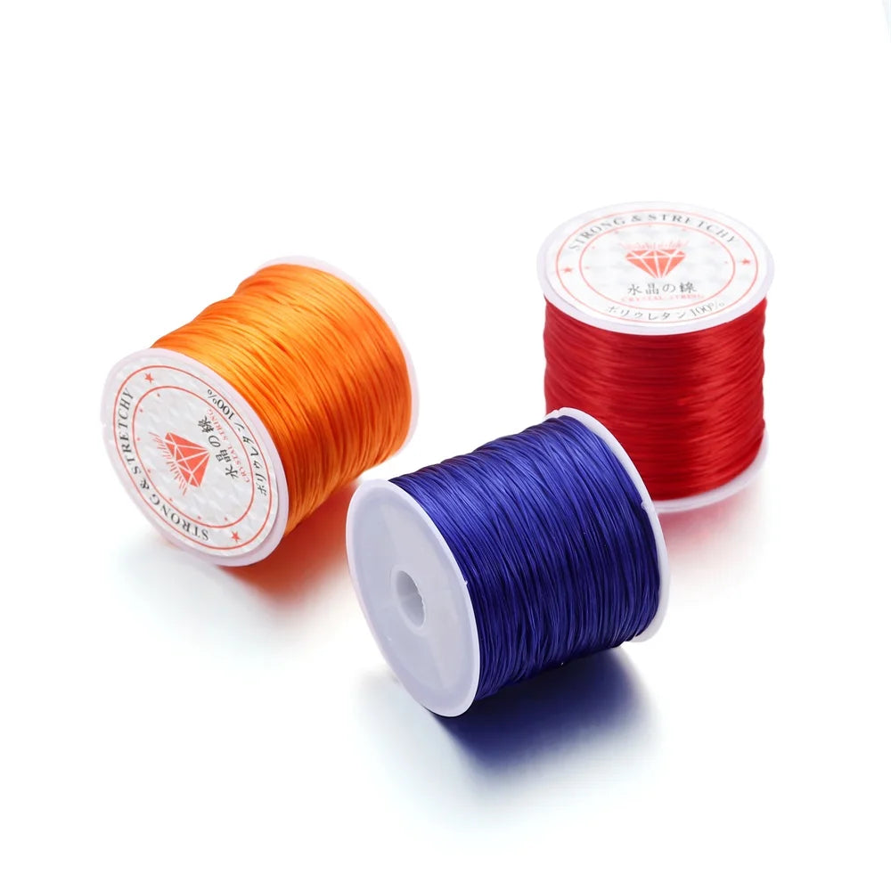 Elastic Beading Cord Stretch Stringing Thread Roll DIY Jewelry Making