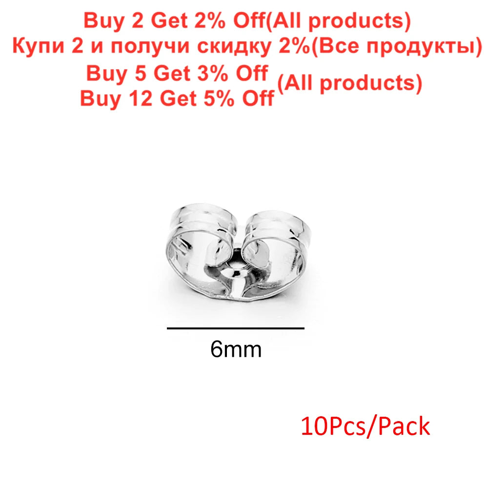 Ring Settings Stainless Steel Earring Base Geometric Leaves DIY Jewelry Making