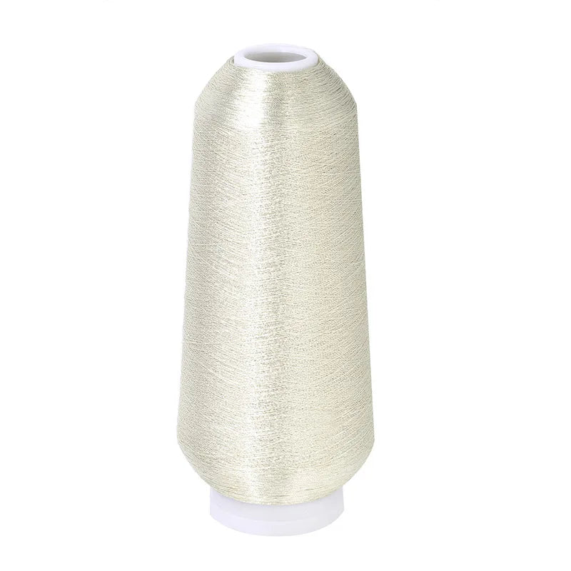 Embroidery Floss, Metallic Gold & Silver Colors for Handmade Needlework