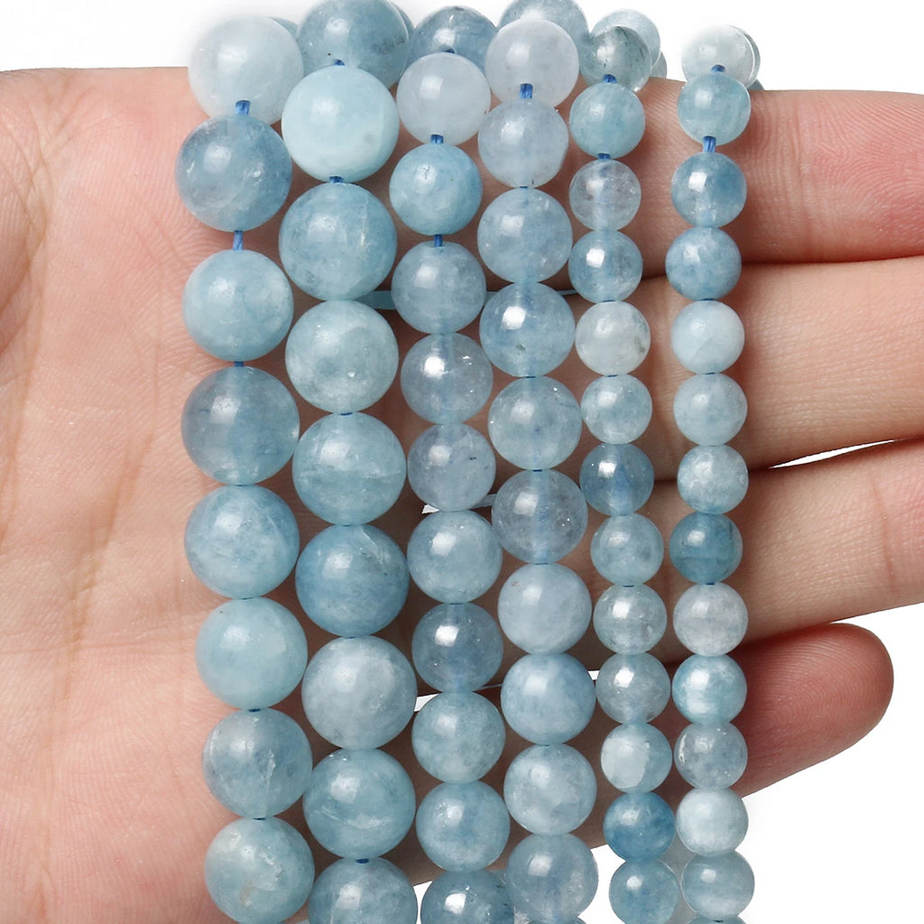 Stone Beads Round Jade Chalcedony Styles for DIY Jewelry Making Craft Beads