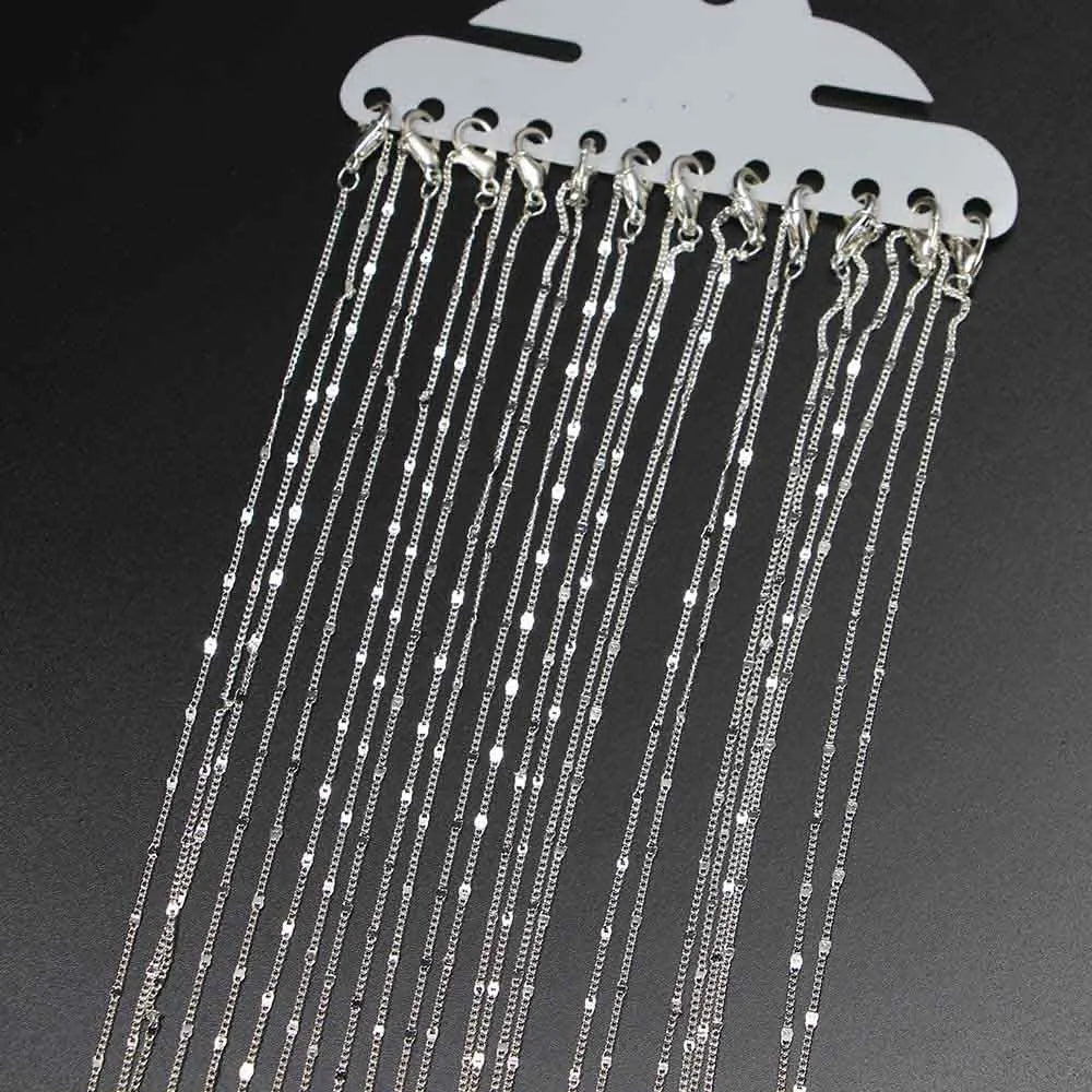 Necklace Chains Metal Links with Lobster Clasps DIY Jewelry Making