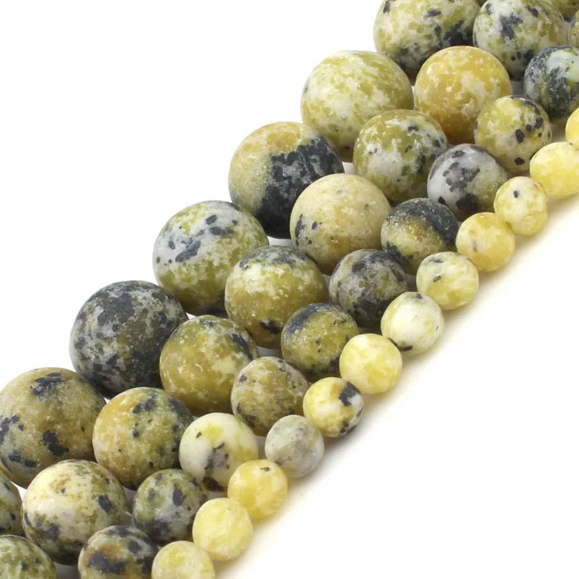 Stone Beads Round Turquoise Howlite Jasper Styles for DIY Jewelry Making