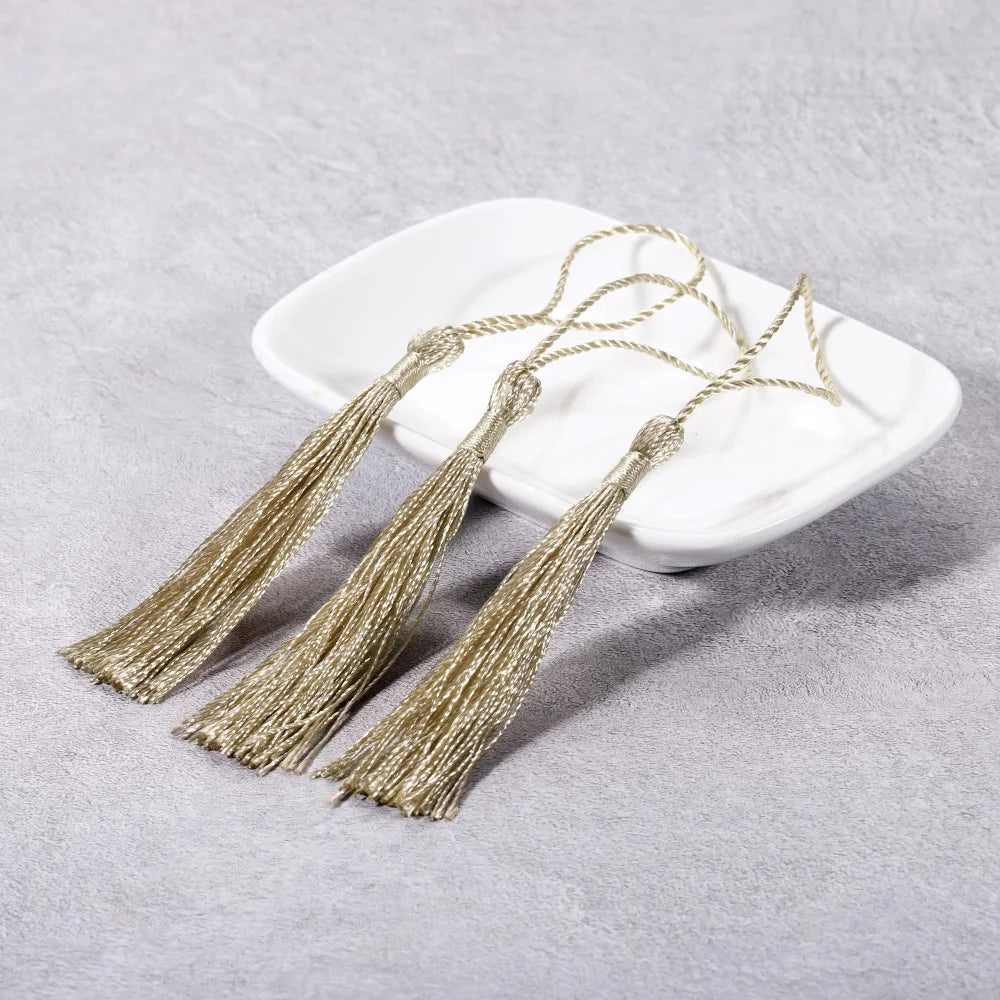 Tassel Trim Fringe Sewing Curtains Hanging Rope Silk Tassels DIY Jewelry Making