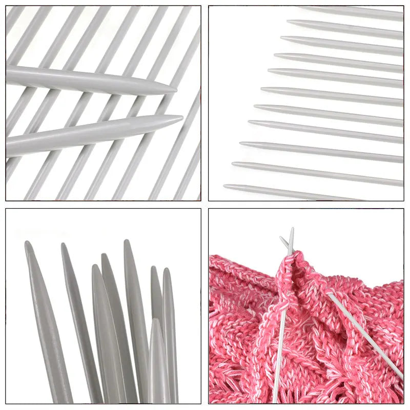 Knitting Needles, LOOEN Single-Pointed Set for Sweaters & Yarn Crafts