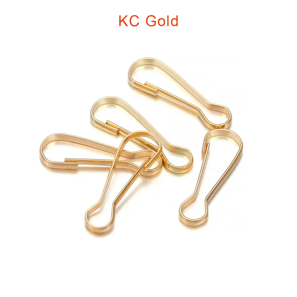 Lanyard Hooks Metal Snap Clips Gourd Buckle DIY Jewelry Making Craft Supplies