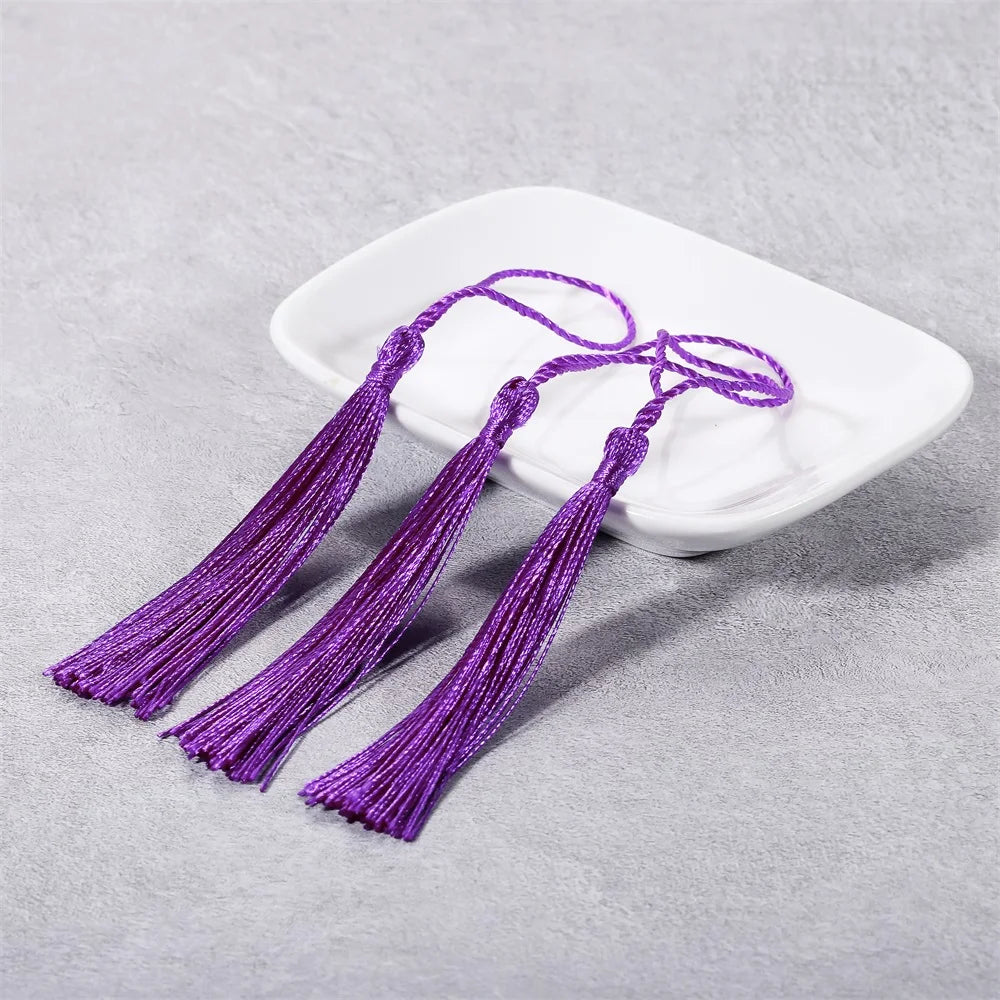 Tassel Trim Fringe Sewing Curtains Hanging Rope Silk Tassels DIY Jewelry Making