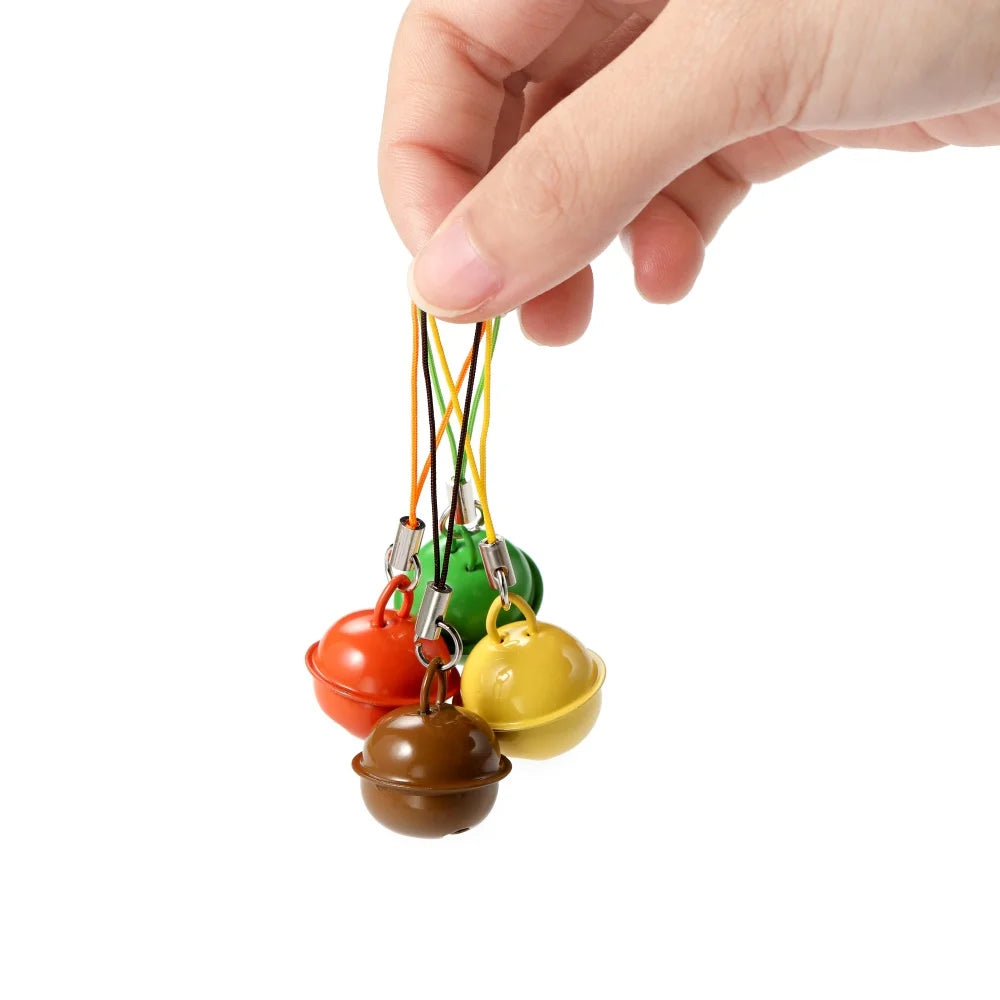 Metal Beads Jingle Bells Aluminum Christmas Jingle Bell Pet Charm Craft Beads