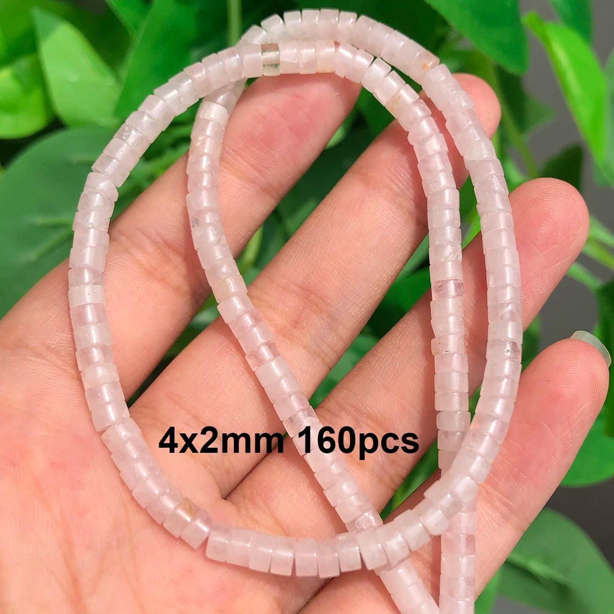 Stone Beads Pink Rose Quartz-Style Mixed Shapes for DIY Jewelry Making