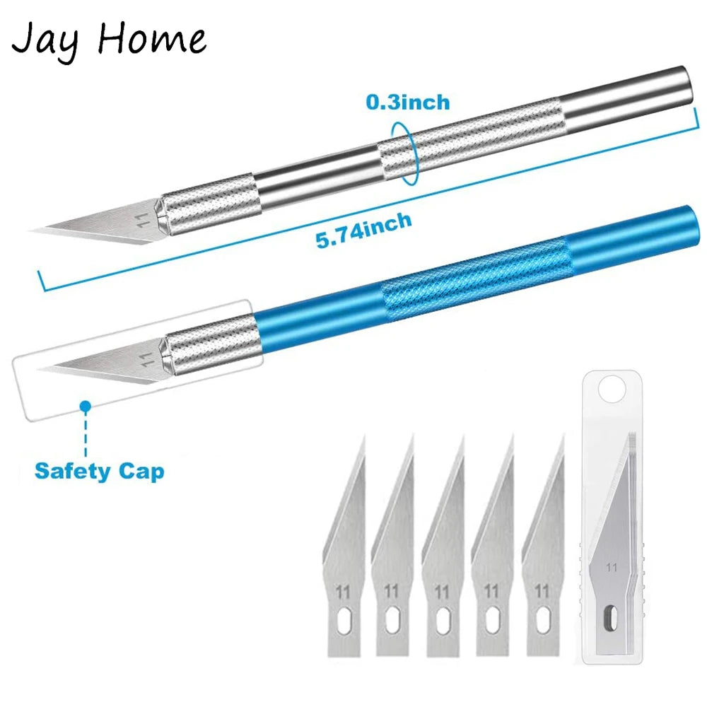 Rotary Cutter Kit with Blades, Cutting Mat, Ruler & Precision Craft Knife