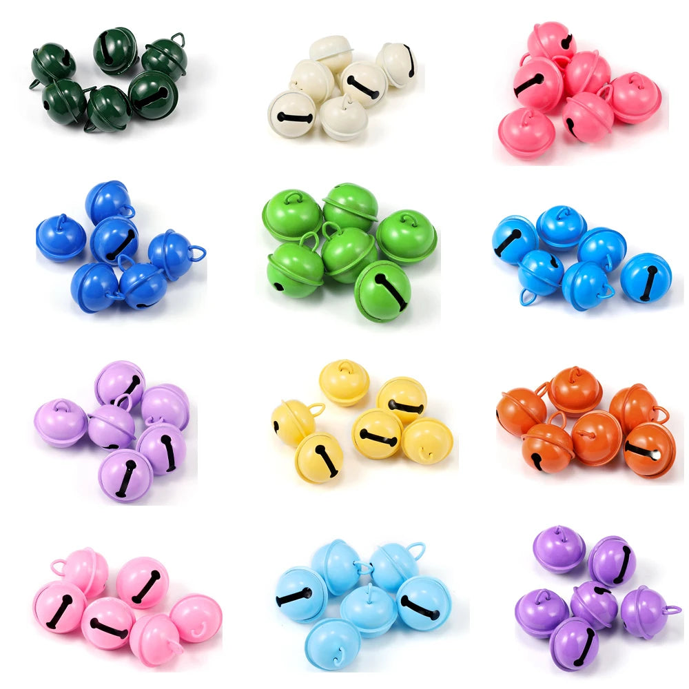 Metal Beads Jingle Bells Aluminum Christmas Jingle Bell Pet Charm Craft Beads