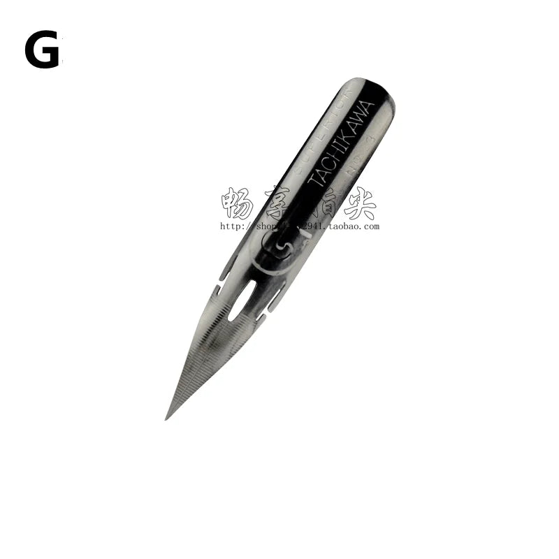 Nikko Tachikawa Dip Pen Nibs — G, D, Round, Student & Whistle Comic Nibs