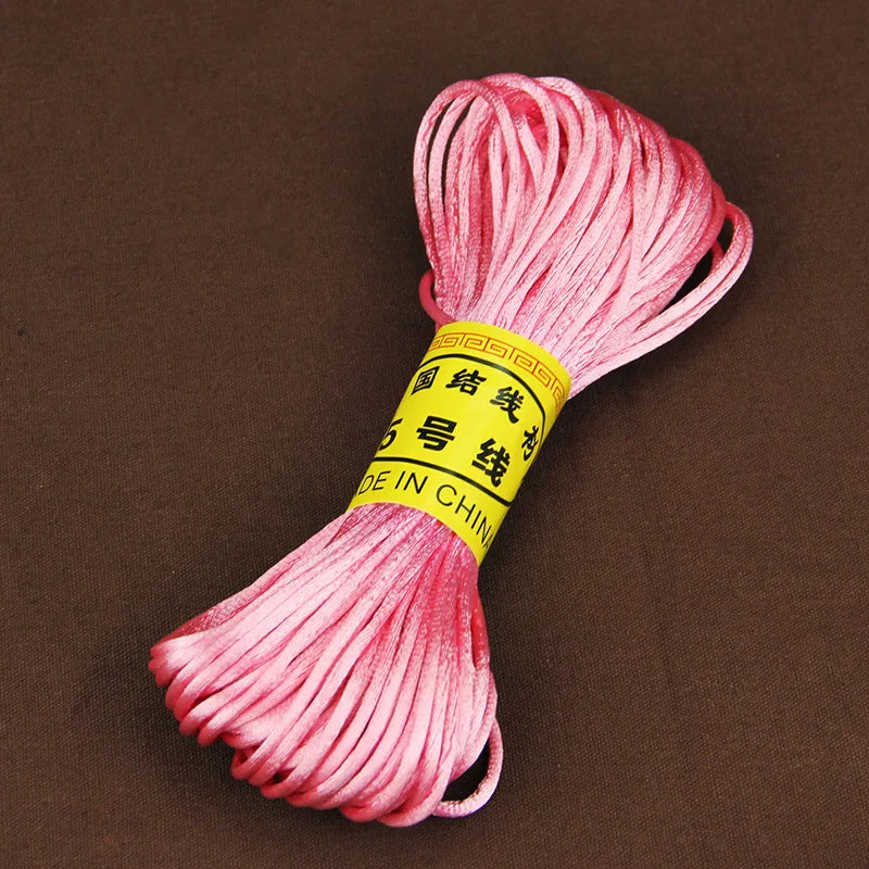 Beading Supplies, Satin-Style Cord for Chinese Knots, Macrame & Bracelets