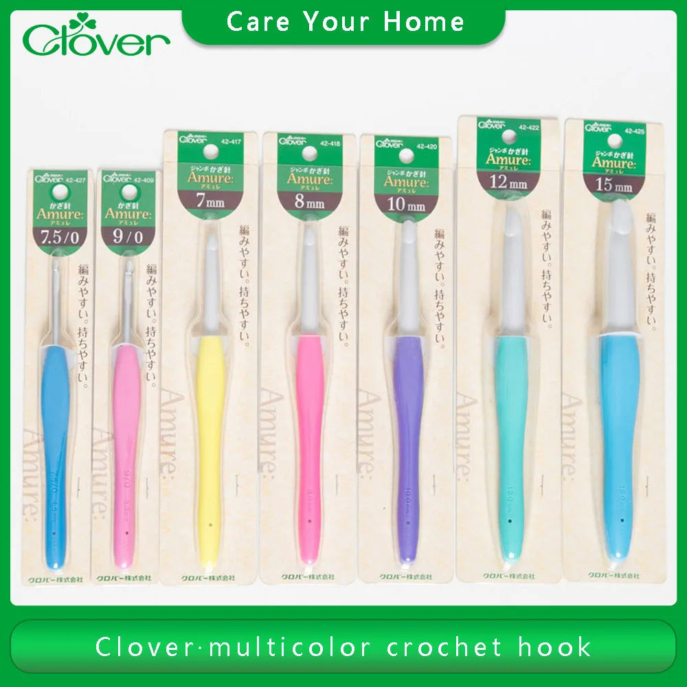 Crochet Hook, Clover Amure for Handmade Yarn Crafts & Needlework Projects