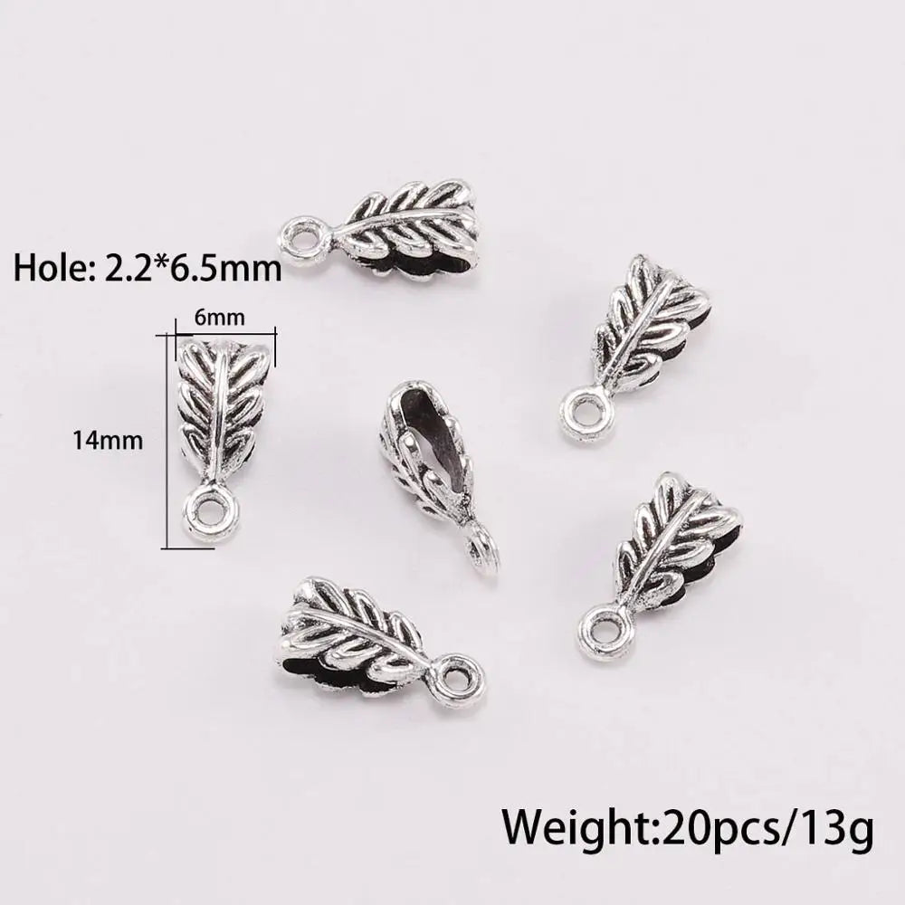 Pendant Bails Hook Clip Necklace Connectors DIY Jewelry Making Craft Supplies