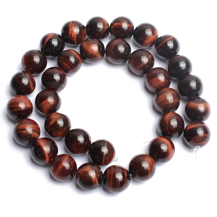 Stone Beads Yellow Tiger Eye Round Spacer Strand for DIY Jewelry Making