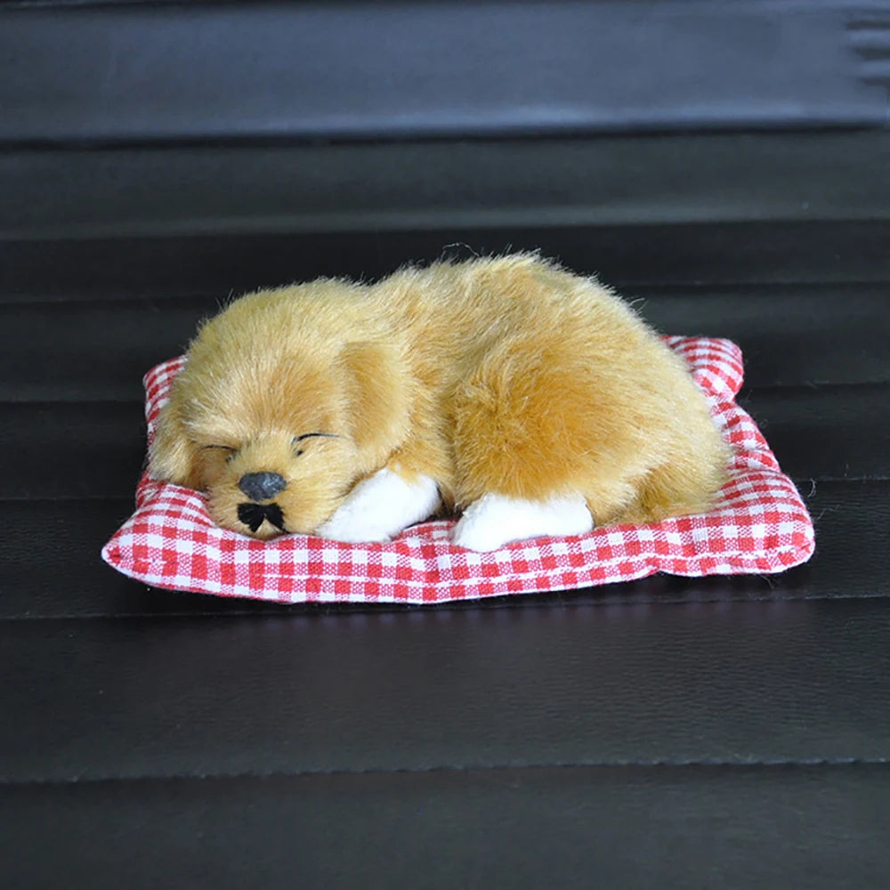 ABS Plush Dogs Car Ornament Car Dashboard Ornament Decoration