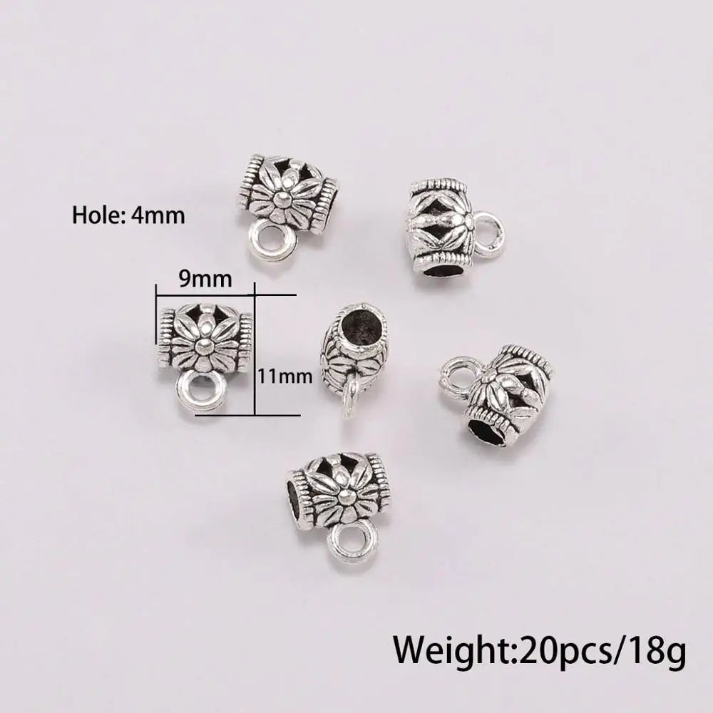 Pendant Bails Hook Clip Necklace Connectors DIY Jewelry Making Craft Supplies
