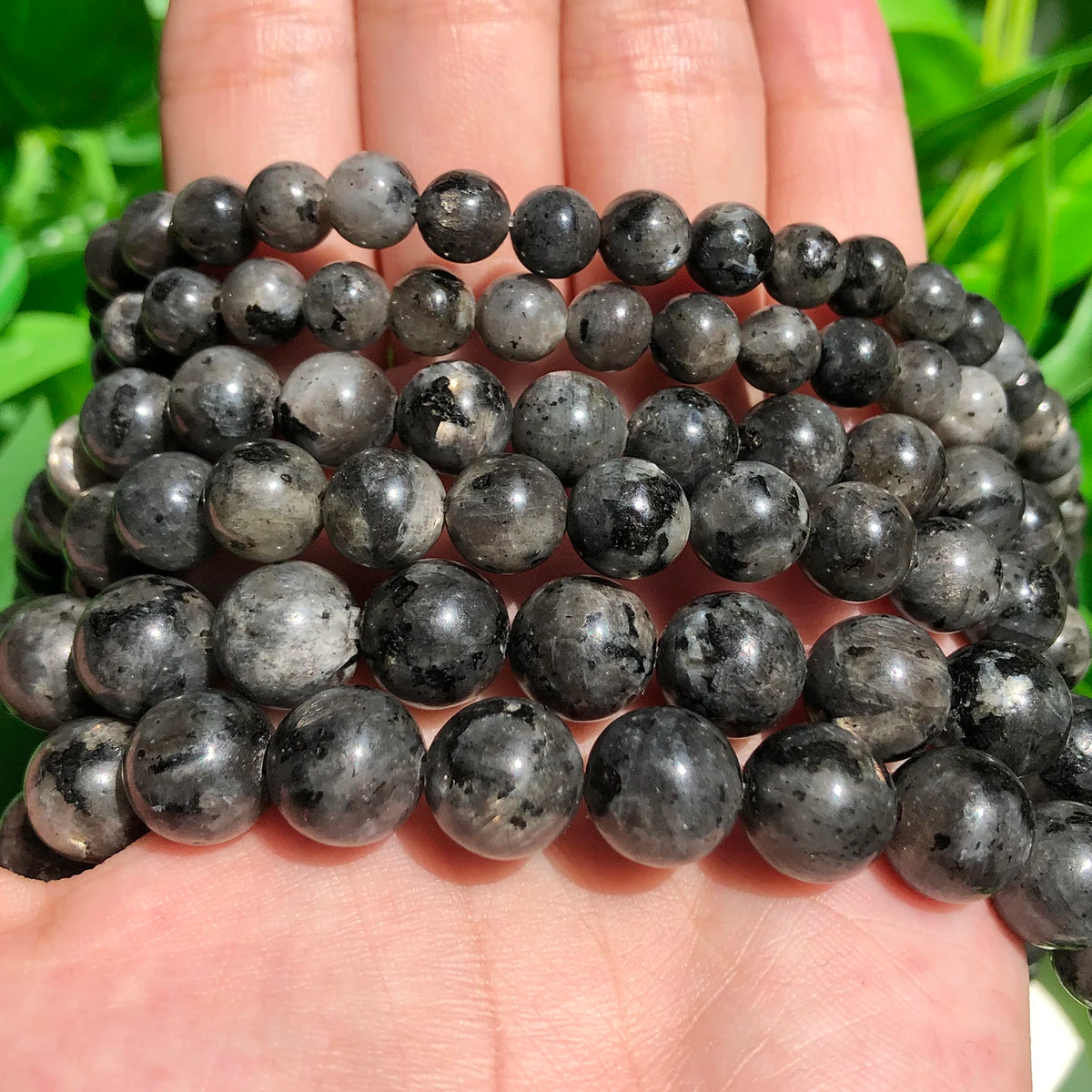 Stone Beads Round Blue Turquoise-Style for DIY Jewelry Making Bracelet Supplies
