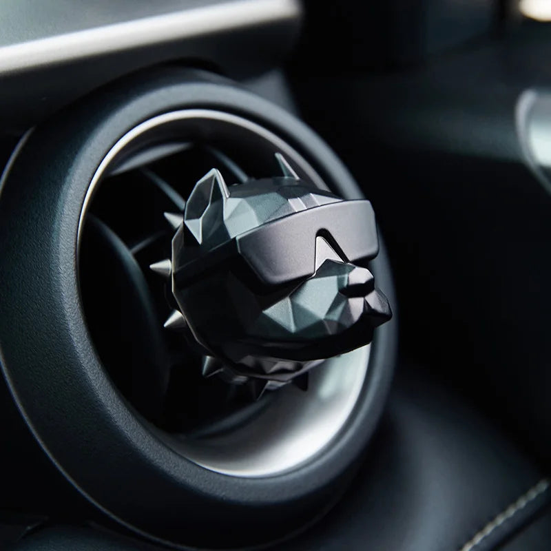 NO PERFUME Bulldog Air Freshener Car Dashboard Ornament Decoration