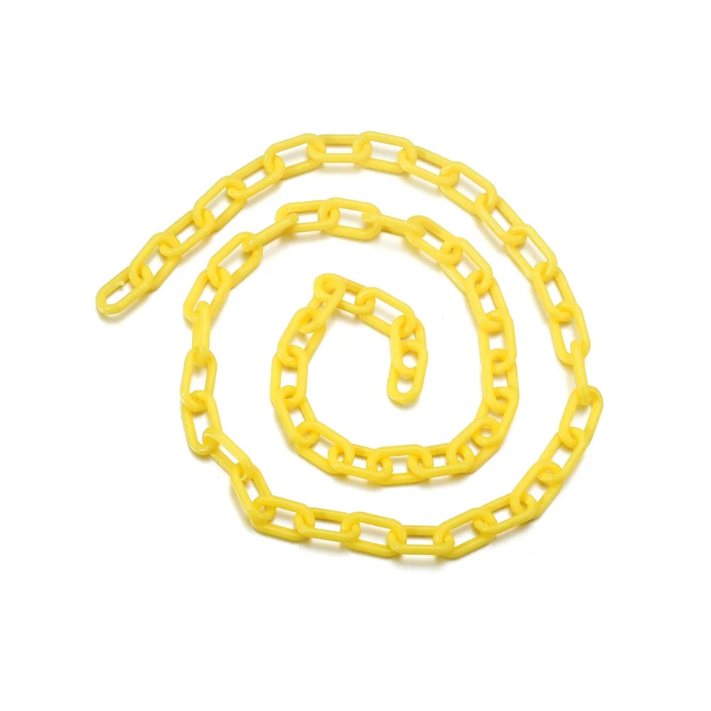 Jewelry Chains Colorful Acrylic Wide Link Chain Plastic Chain DIY Jewelry Making