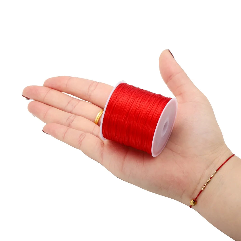 Elastic Beading Cord Stretch Stringing Thread Roll DIY Jewelry Making