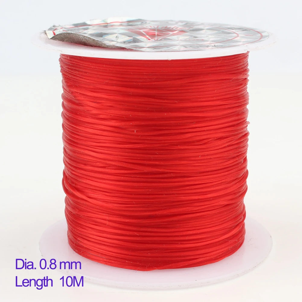 Elastic Beading Cord Clear Crystal Stringing Line DIY Jewelry Making