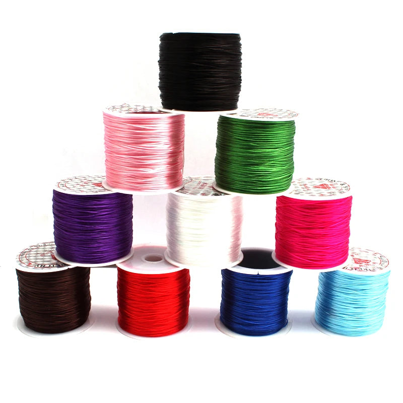 Elastic Beading Cord Clear Crystal Stringing Line DIY Jewelry Making