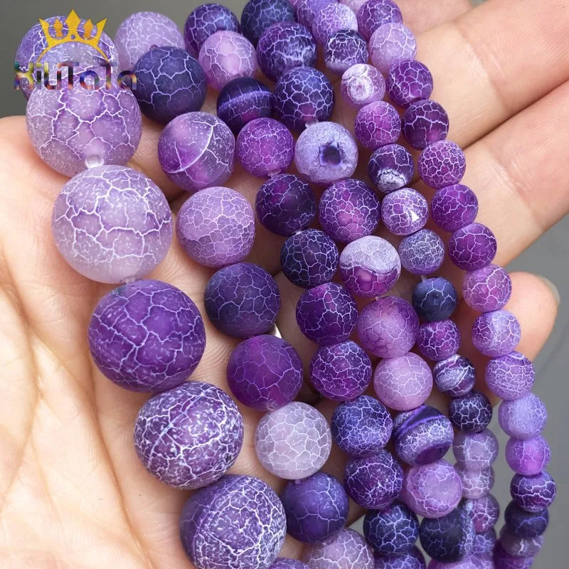 Stone Beads Matte Pink Zebra Jasper Howlite Styles for DIY Jewelry Making